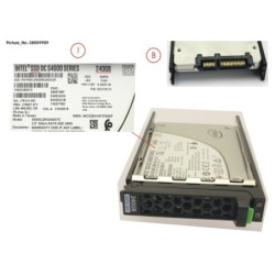 38059909 - SSD SATA6G 240GB MIXED-USE 2.5  HP S4600