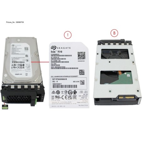 38066709 - HD SAS 12G 2TB 7K2 512N HOT PL LFF BC