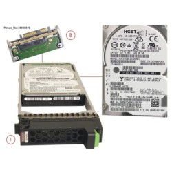 38045870 - DX S3 SED DRIVE 2.5   1.2TB 10KRPM