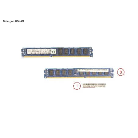 38063402 - DX1.200 S3.S4 CACHEMEM 16GB 1X DIMM
