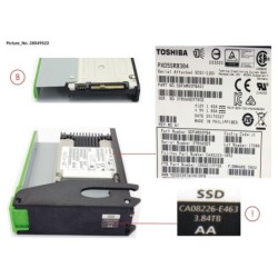 38049522 - DX S4 HDDE MLC SSD SAS 3.5  3.84TB 12G