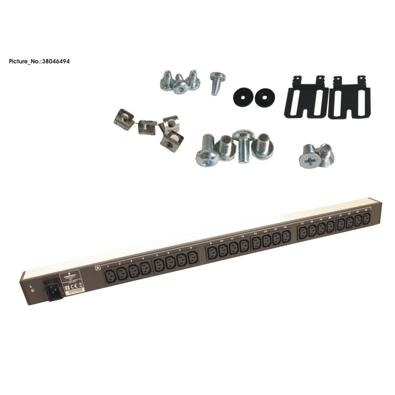 38046494 - PDU BASIC 16A IEC320 24X10A. UPS.CASCADE