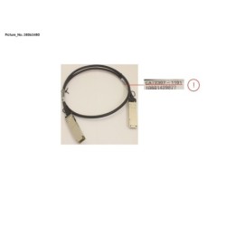 38063480 - DX HE SPARE QSFP+ CU CABLE 1.1M
