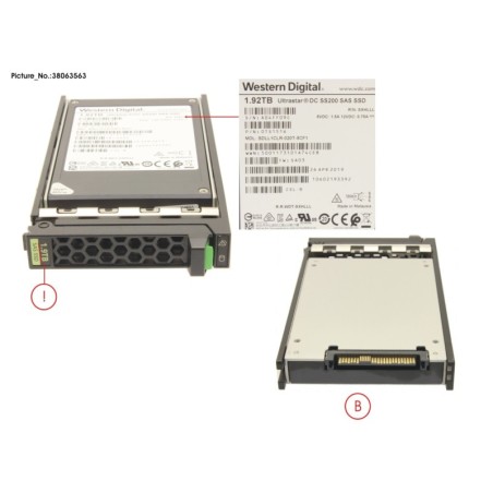 38063563 - SSD SAS 12G 1920GB RI 2.5  HOT PL EP