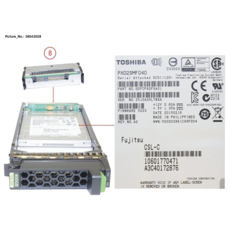 38043028 - JX40 S2 2.5  MLC SSD 400GB