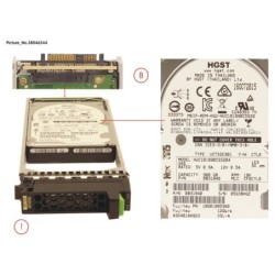 38046244 - JX40 S2 HD DRIVE SAS 900GB 10K 12G 512N