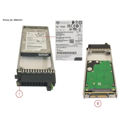 38063231 - JX40 S2 HD SAS 2.4TB 10K 12G 512E