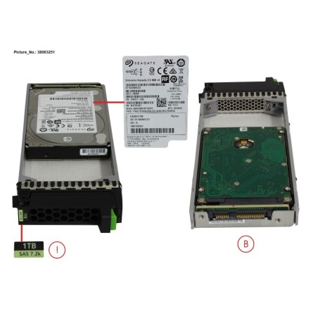 38063251 - JX40 S2 2.5 HD SAS 1TB 7K2 12G 512E