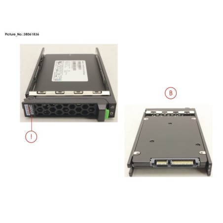 38061836 - SSD SATA 6G 240GB MIXED-USE 2.5  H-P EP