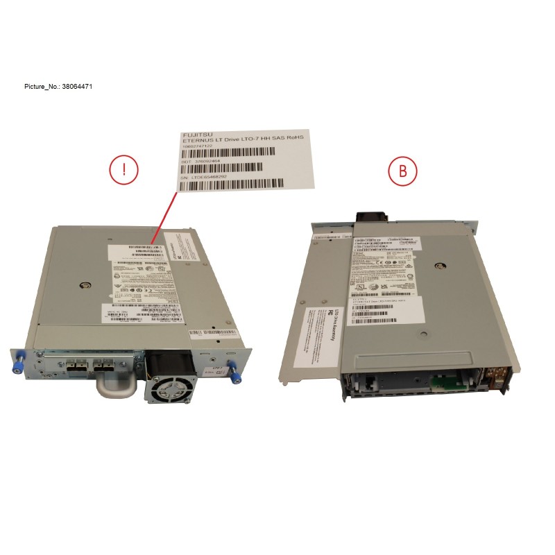 38064471 - LT LTO-7 HH SAS DRIVE ASSY
