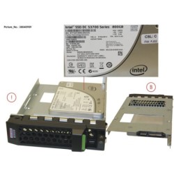 38040909 - SSD SATA 6G 800GB MAIN 3.5  H-P EP