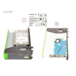 38063241 - JX60 S2 HD SAS 1.2TB 10K 12G 512E