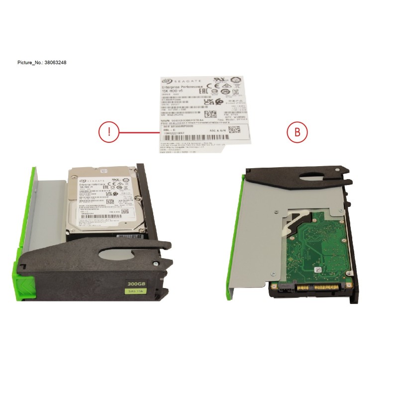 38063248 - JX60 S2 HD SAS 300GB 15K 12G 512N