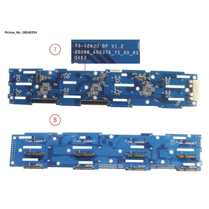 38048254 - Fujitsu QR1006. Backplane V1.2