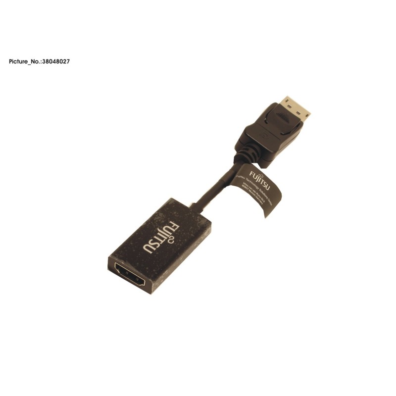 38048027 - DP1.2 TO HDMI 2.0 ADAPT UHD-FAEHIG.150MM