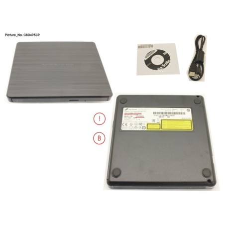 38049539 - ULTRA SLIM PORTABLE DVD WRITER GP60NB60