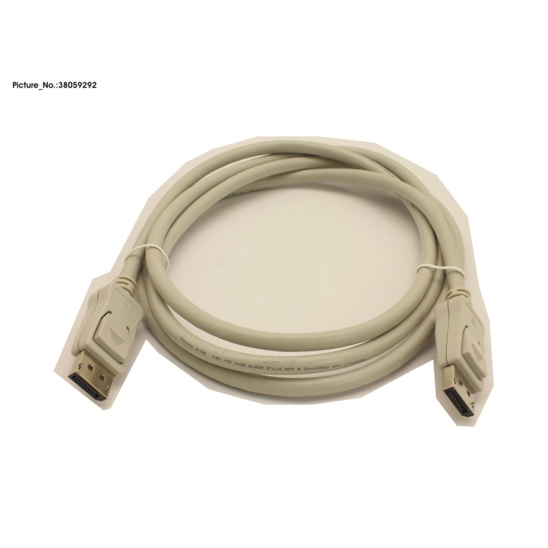 38059292 - DISPLAYPORT TO DISPLAYPORT CABLE 1.8 M