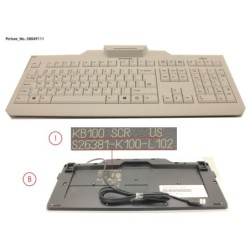 38049111 - KEYBOARD KB100 SCR ESIG US