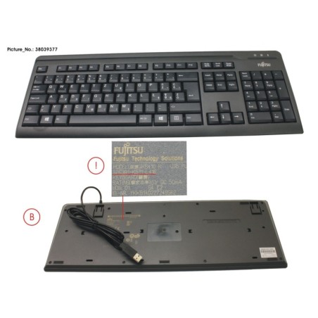 38039377 - KB410 USB BLACK PL