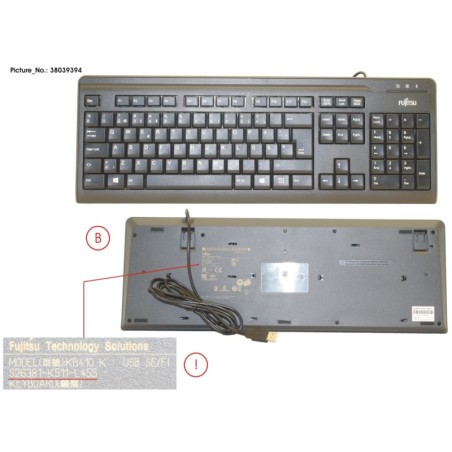 38039394 - KB410 USB BLACK SE.FI