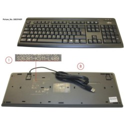 38039409 - KB410 USB BLACK TR.Q