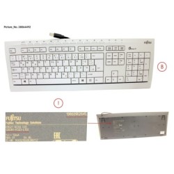 38064492 - KEYBOARD KB521 DE.US ECO