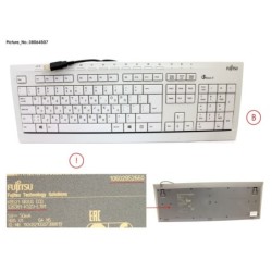 38064507 - KEYBOARD KB521 GR.US ECO