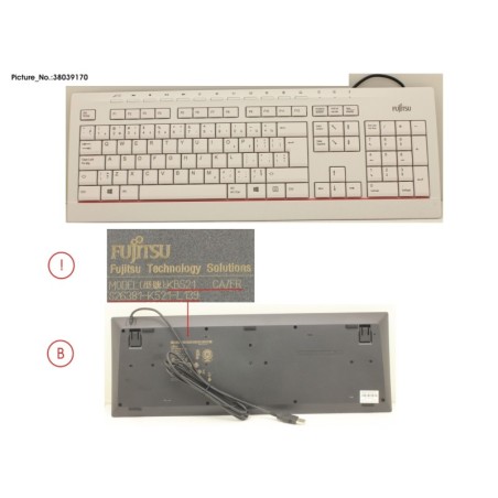 38039170 - KEYBOARD KB521 CA.FR