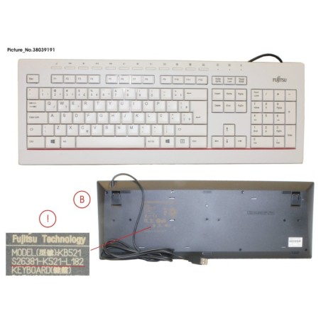 38039191 - KEYBOARD KB521 PT.BR