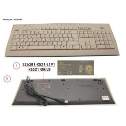 38039196 - KEYBOARD KB521 GR.US