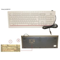 38039199 - KEYBOARD KB521 RU.DE