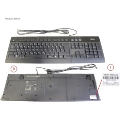 38061240 - KEYBOARD KB955 USB EE