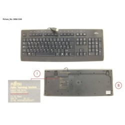 38061245 - KEYBOARD KB955 USB DE.US