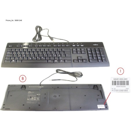 38061248 - KEYBOARD KB955 USB RO