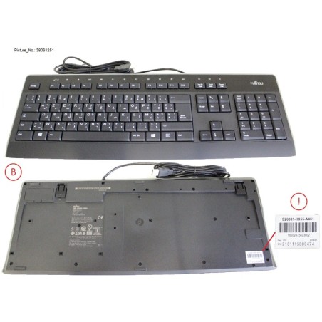 38061251 - KEYBOARD KB955 USB AR.FR
