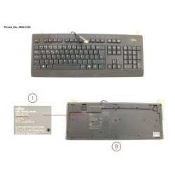 38061253 - KEYBOARD KB955 USB LT.US