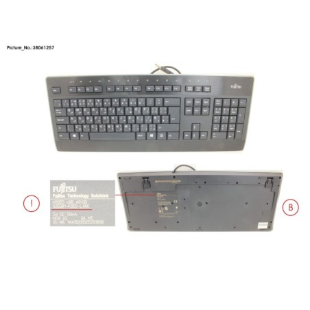 38061257 - KEYBOARD KB955 USB AR.GB