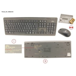 38062335 - WIRELESS KB MOUSE SET LX410 DE.US