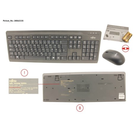 38062335 - WIRELESS KB MOUSE SET LX410 DE.US