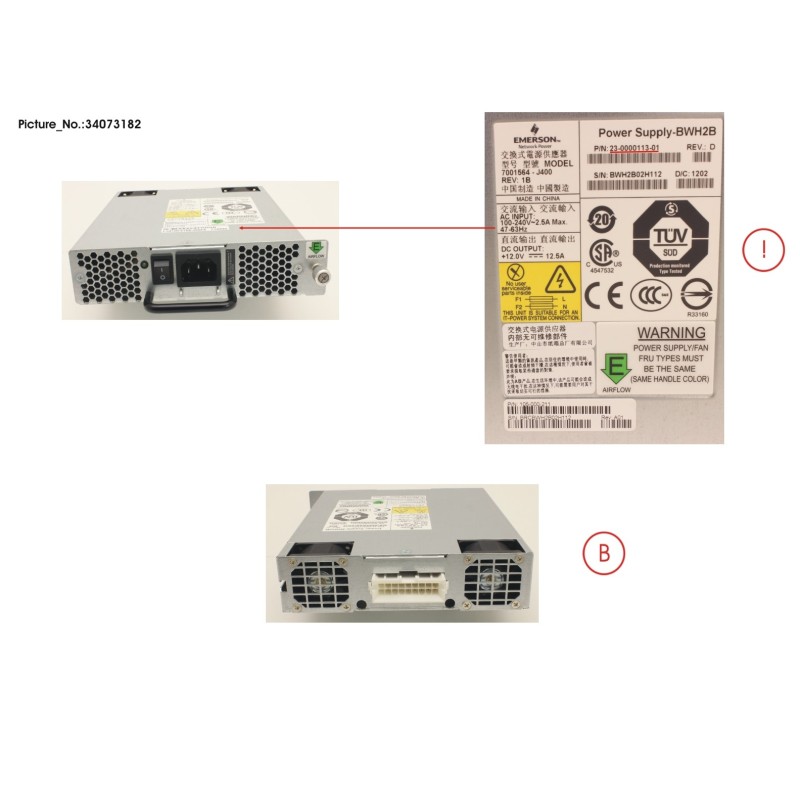 34073182 - POWER SUPPLY.FAN NPSAF