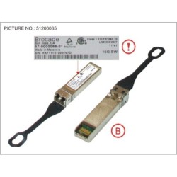 34034879 - 1 SFP+ MMF FIBRE. 16GB.S  50M.100M