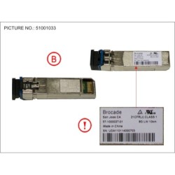 34024908 - SFP SINGLE MODE FIBRE. 8 GB.S 10 KM