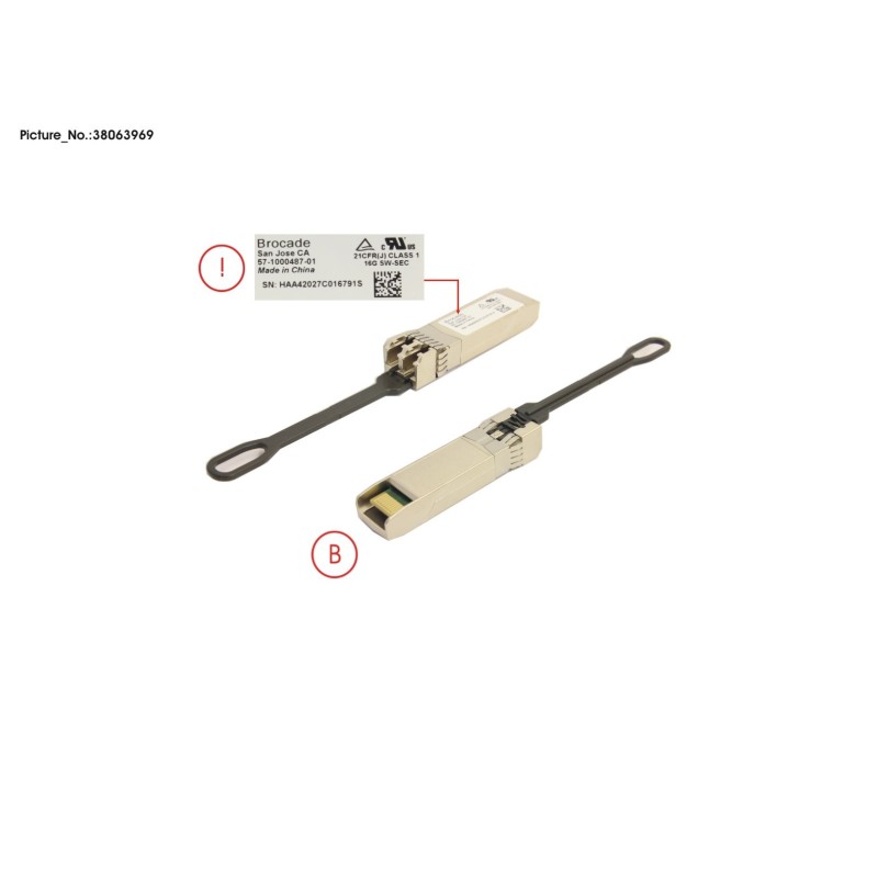 38063969 - FRU.SFP+.SWL.16G.1PK.BR.SECURE