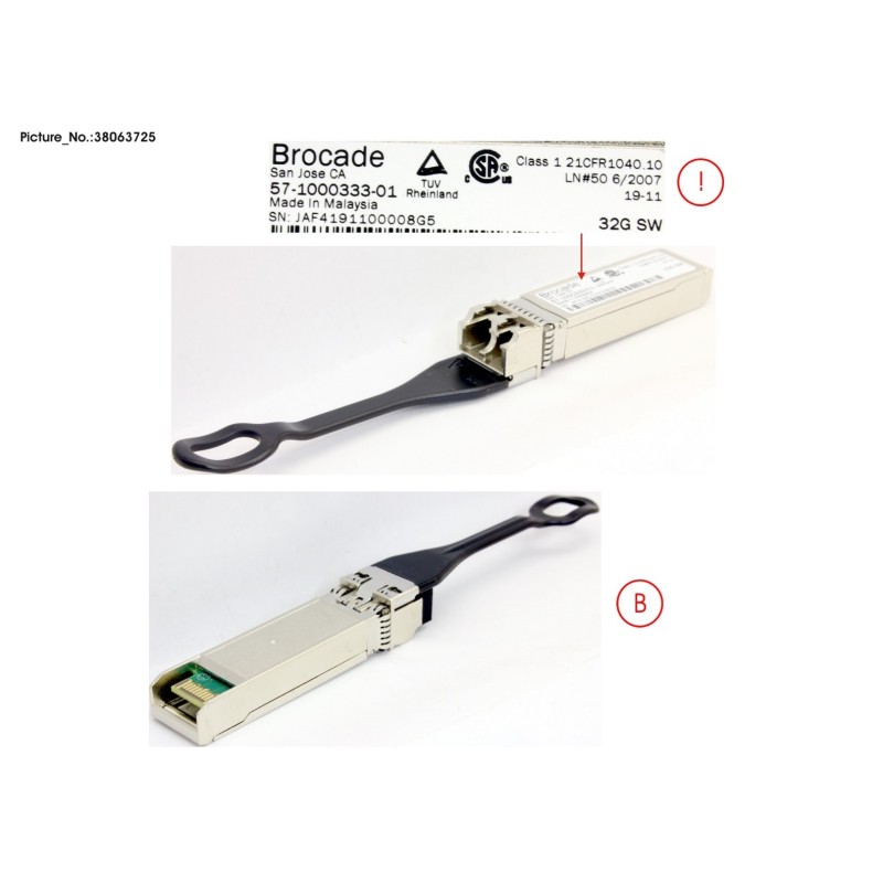 38063725 - SFP+. SWL(MMF). 32GB.S. 1-PACK