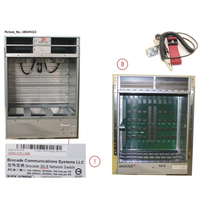 38049433 - FRU. X6-8 CHASSIS. AIRFLOW AGNOSTIC