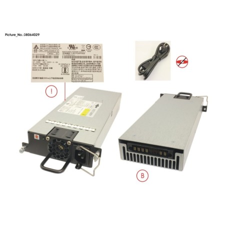 38064029 - PSU ICX7450. 250W AC