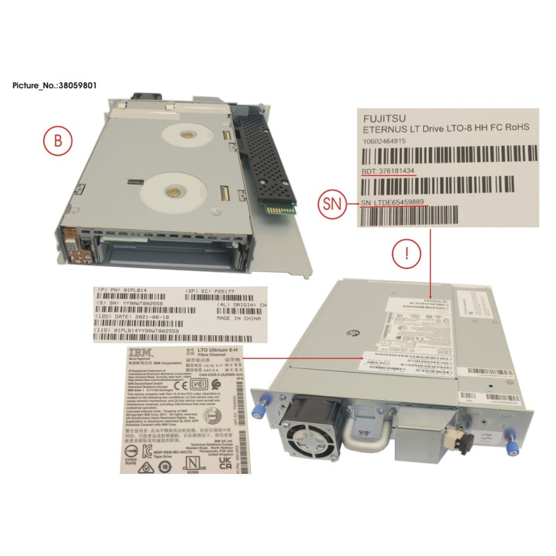 38059801 - ET LT LTO-8 HH FC DRIVE ASSY