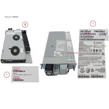38065638 - LTO-7 HH FC 8GB TAPE DRIVE