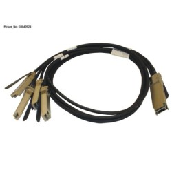 38040924 - QSFP+.4XSFP+ BREAKOUT CABLE BROCADE 1M