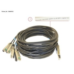 38040932 - QSFP+.4XSFP+ BREAKOUT CABLE BROCADE 5M
